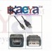 OkaeYa USB 2.0, V3 Cable For Cameras/Mp3 Players/External Hard Disks - short size